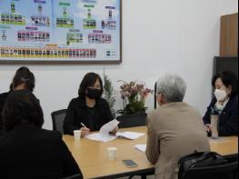 경기도의회 김은주 의원, 도교육청 자살예방사업 관계자들과 면담 기사 이미지