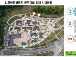 김포아트빌리지 한옥마을 시설별 운영자 모집 공고 기사 이미지